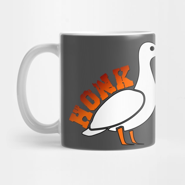 Goose HONK by nonbeenarydesigns